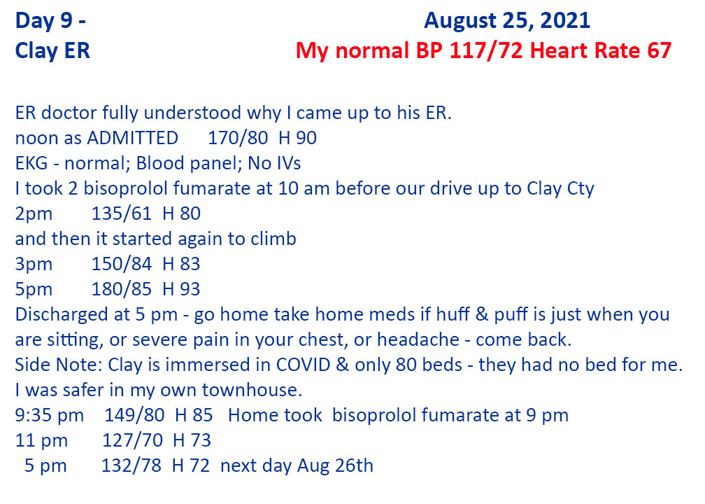 Hospital  Day 8 page two